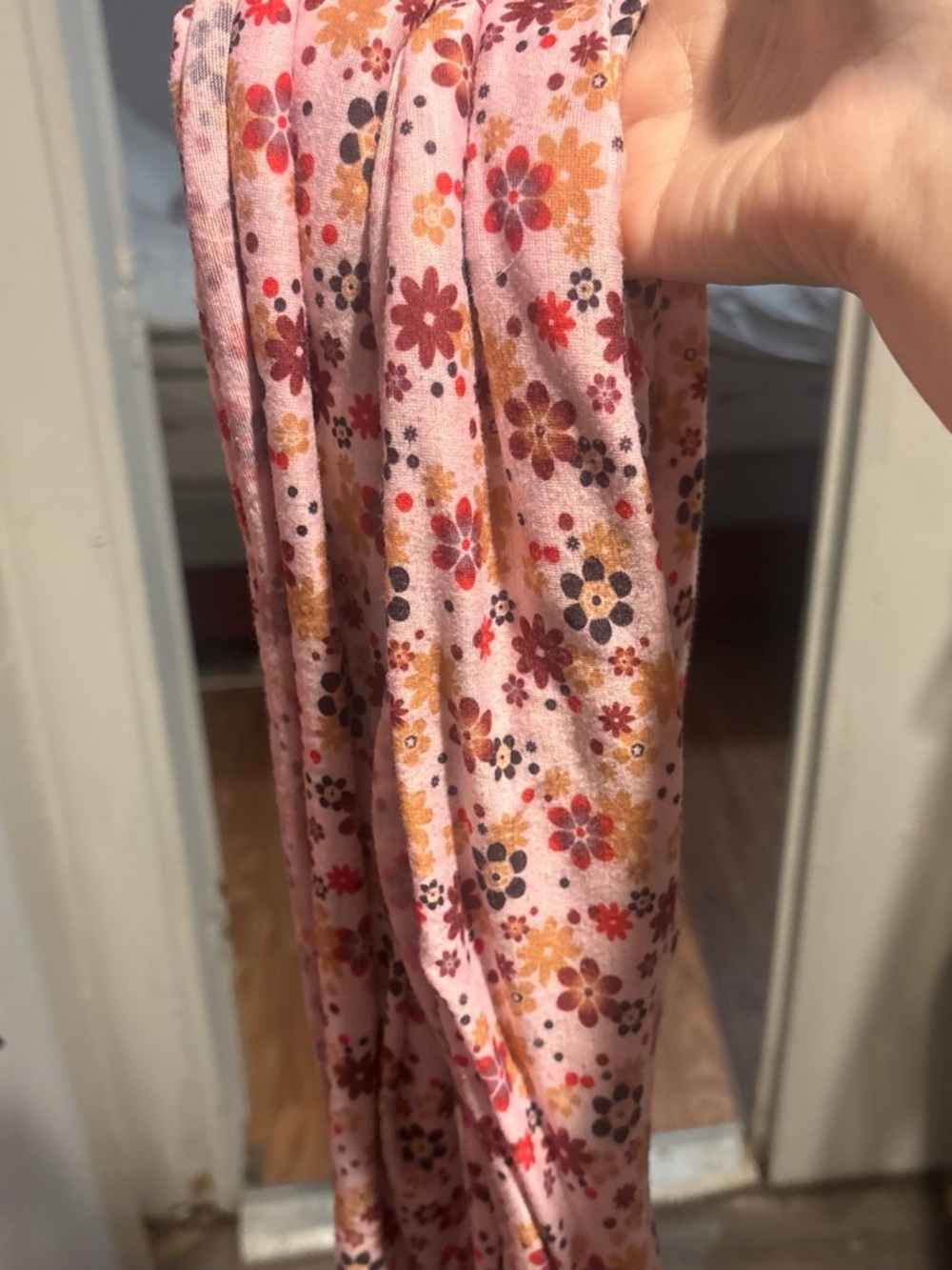Girls Floral Stretch Headwrap - Pink Multi